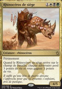 Rhinocros de sige - 