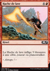 Hache de lave - 