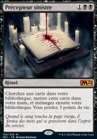 Prcepteur sinistre - 