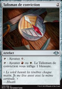 Talisman de conviction - 