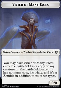 Vizier of Many Faces Token - 