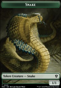 Snake - Murders at Karlov Manor Commander Decks