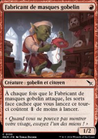 Fabricant de masques gobelin - 