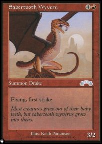 Sabertooth Wyvern - Mystery Booster 2