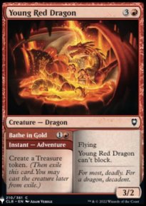 Jeune dragon rouge - Mystery Booster 2