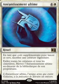 An�antissement ultime - Marvel Super Heroes Commander Decks
