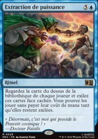 Extraction de puissance - Marvel Super Heroes Commander Decks
