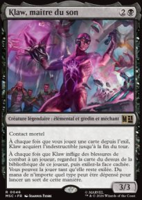 Klaw, ma�tre du son - Marvel Super Heroes Commander Decks