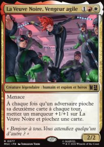 La Veuve Noire, Vengeur agile - Marvel Super Heroes Commander Decks