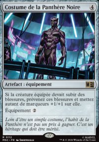 Costume de la Panth�re Noire - Marvel Super Heroes Commander Decks