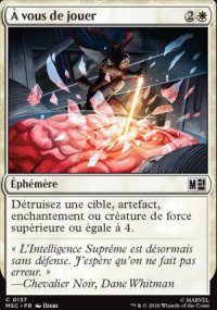 � vous de jouer - Marvel Super Heroes Commander Decks