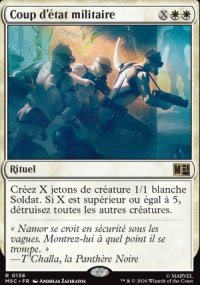 Coup d'�tat militaire - Marvel Super Heroes Commander Decks