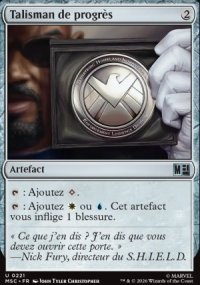 Talisman de progr�s - Marvel Super Heroes Commander Decks
