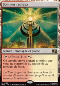 Sommet radieux - Marvel Super Heroes Commander Decks