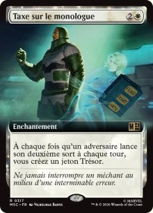 Taxe sur le monologue - Marvel Super Heroes Commander Decks