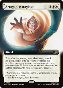 Arrogance tragique - Marvel Super Heroes Commander Decks