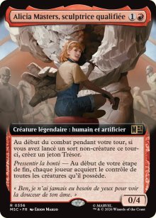 Alicia Masters, sculptrice qualifi�e  - Marvel Super Heroes Commander Decks