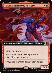 Titania, marteleuse fi�re  - Marvel Super Heroes Commander Decks