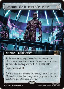 Costume de la Panth�re Noire - Marvel Super Heroes Commander Decks
