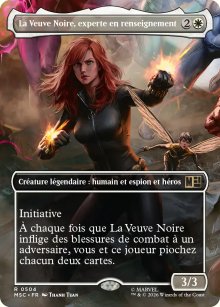 La Veuve Noire, experte en renseignement - Marvel Super Heroes Commander Decks