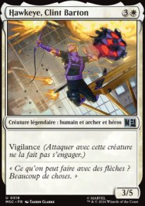 Hawkeye, Clint Barton - Marvel Super Heroes Commander Decks