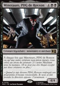 Minotaure, PDG de Roxxon - Marvel Super Heroes Commander Decks