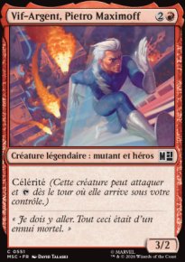 Vif-Argent, Pietro Maximoff - Marvel Super Heroes Commander Decks