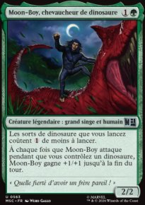 Moon-Boy, chevaucheur de dinosaure - Marvel Super Heroes Commander Decks
