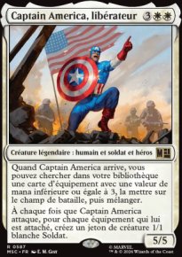 Captain America, lib�rateur - Marvel Super Heroes Commander Decks