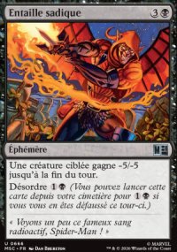 Entaille sadique - Marvel Super Heroes Commander Decks
