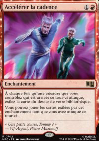 Acc�l�rer la cadence - Marvel Super Heroes Commander Decks