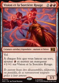 Vision et la Sorci�re Rouge - Marvel Super Heroes Commander Decks