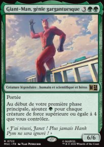 Giant-Man, g�nie gargantuesque - Marvel Super Heroes Commander Decks