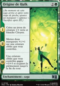 Origine de Hulk - Marvel Super Heroes Commander Decks