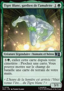 Tigre Blanc, gardien de l'amulette - Marvel Super Heroes Commander Decks