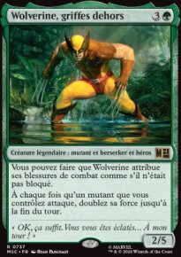 Wolverine, griffes dehors - Marvel Super Heroes Commander Decks