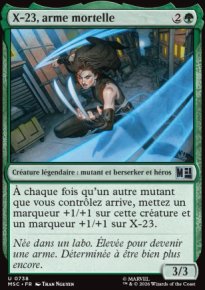 X-23, arme mortelle - Marvel Super Heroes Commander Decks