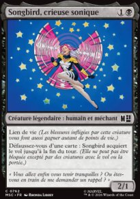 Songbird, crieuse sonique - Marvel Super Heroes Commander Decks