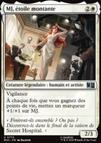 MJ, �toile montante - Marvel Super Heroes Commander Decks