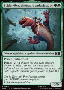 Spider-Rex, dinosaure audacieux - Marvel Super Heroes Commander Decks
