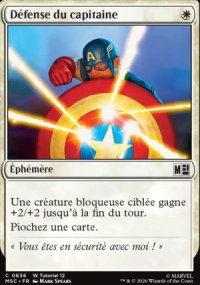 D�fense du capitaine - Marvel Super Heroes Commander Decks