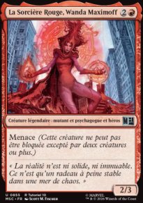 La Sorci�re Rouge, Wanda Maximoff - Marvel Super Heroes Commander Decks