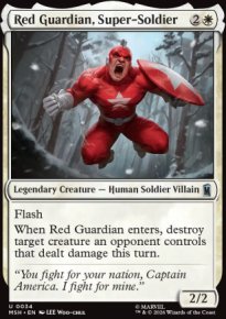 Red Guardian, Super-Soldier - Marvel Super Heroes