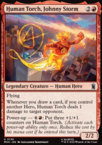 Human Torch, Johnny Storm - Marvel Super Heroes