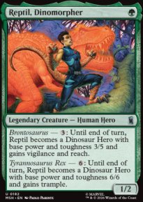 Reptil, Dinomorpher - Marvel Super Heroes