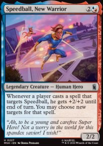 Speedball, New Warrior - Marvel Super Heroes