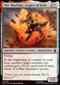 War Machine, Legacy of Iron - Marvel Super Heroes
