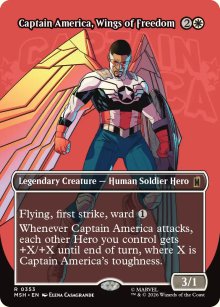 Captain America, Wings of Freedom - Marvel Super Heroes
