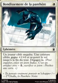 Bondissement de la panth�re - Marvel Super Heroes