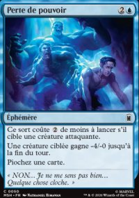 Perte de pouvoir - Marvel Super Heroes